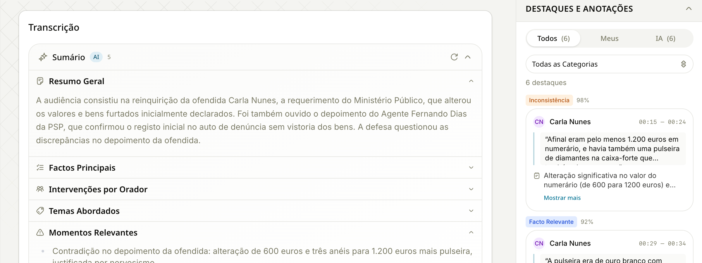 Exportação profissional em DOCX/PDF